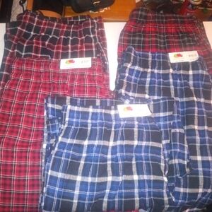 George Blue and Black Plaid Pajama Pants